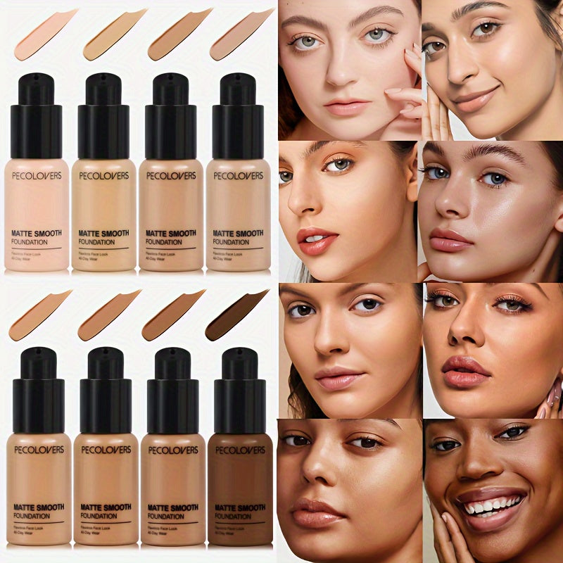 Flawless Liquid Foundation Full Coverage Waterproof Long-Lasting Concealer