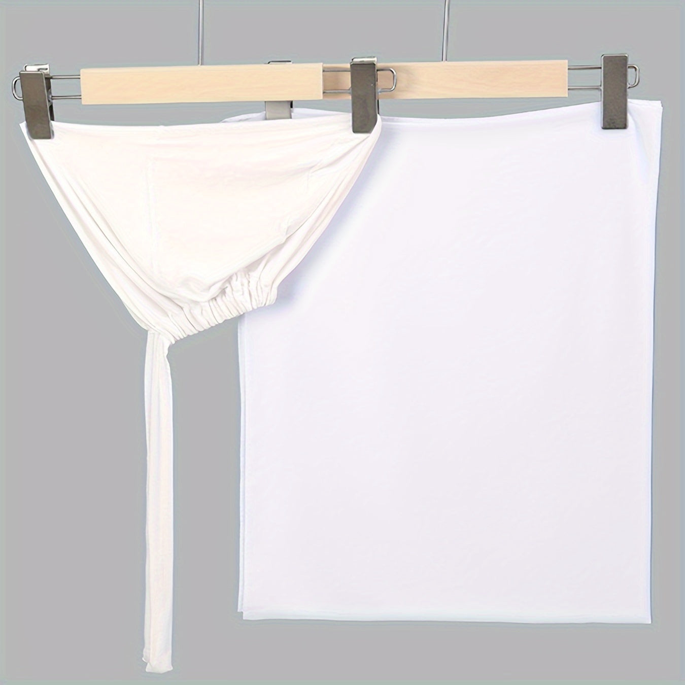 Set of Two Elastic Chiffon Undercap Scarves with Breathable Inner Hijab Cap and Sunscreen Hijab