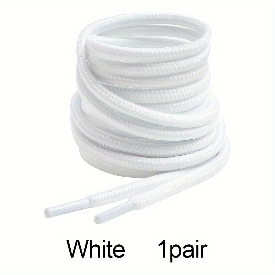 Unisex Thick Braided Polyester Shoelaces for Sneakers and Boots