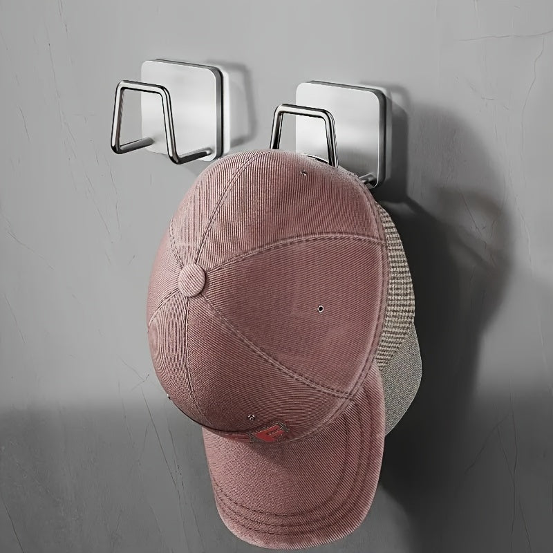 Gancho de almacenamiento de pared de acero inoxidable para accesorios de cocina y estantes de utilidad