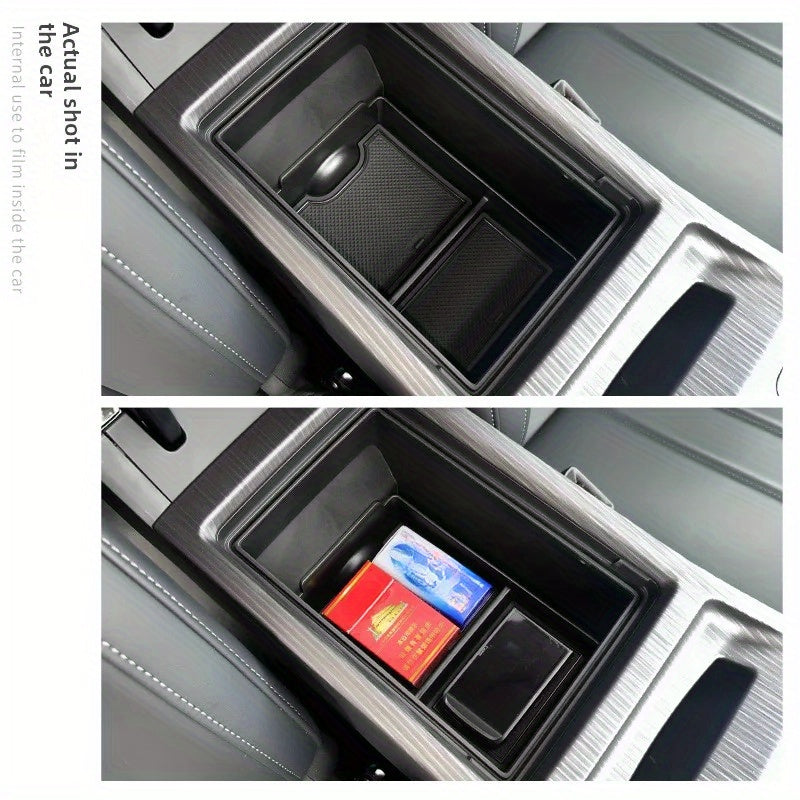 Car Interior Center Console Armrest Storage Box with Cup Holder