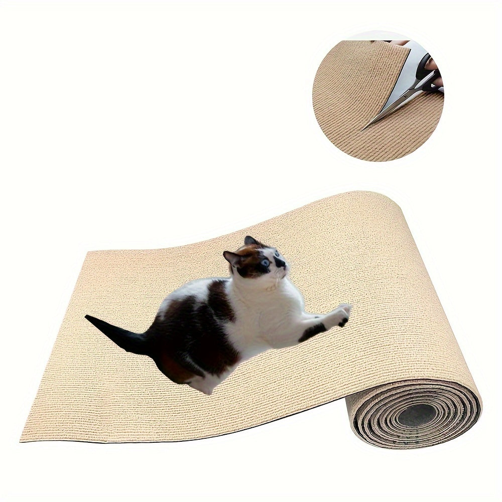 Polyester Cat Scratch Mat Easy to Apply Protects Furniture and Cat Trees
