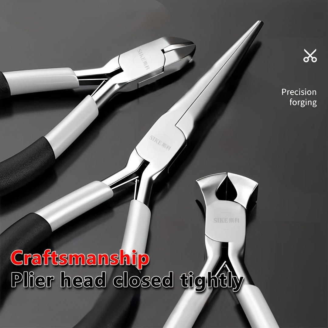 8 dona kichik qisqichlar to'plami Nikel-Temir Hunarmandchilik Ko'p maqsadli Qo'l asboblari