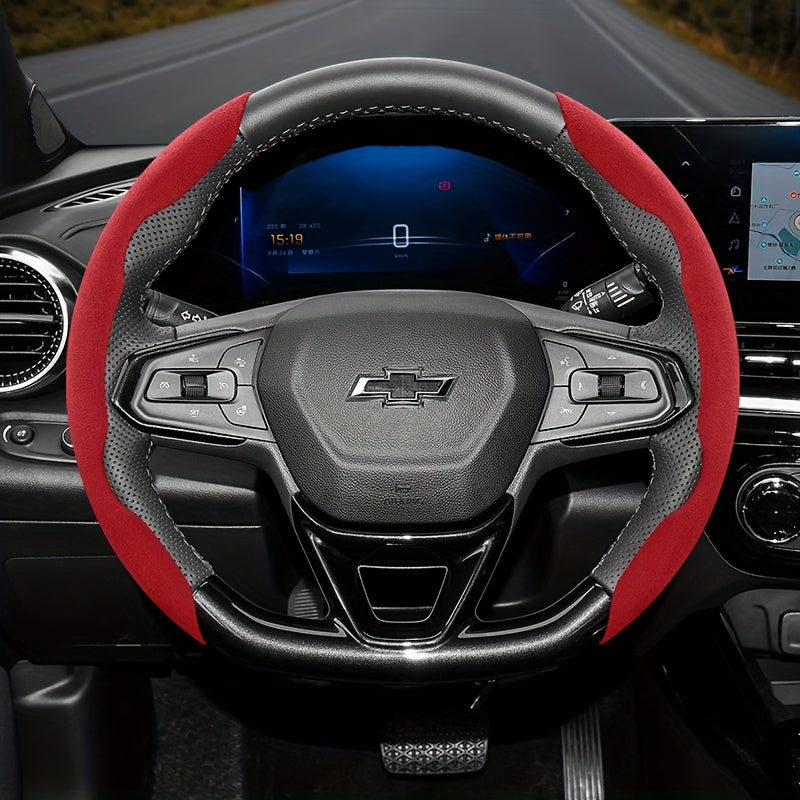 Set 2 or 3 Winter Velvet Anti-Slip Steering Wheel Covers PVC All-Season Black Green Red Orange Brown