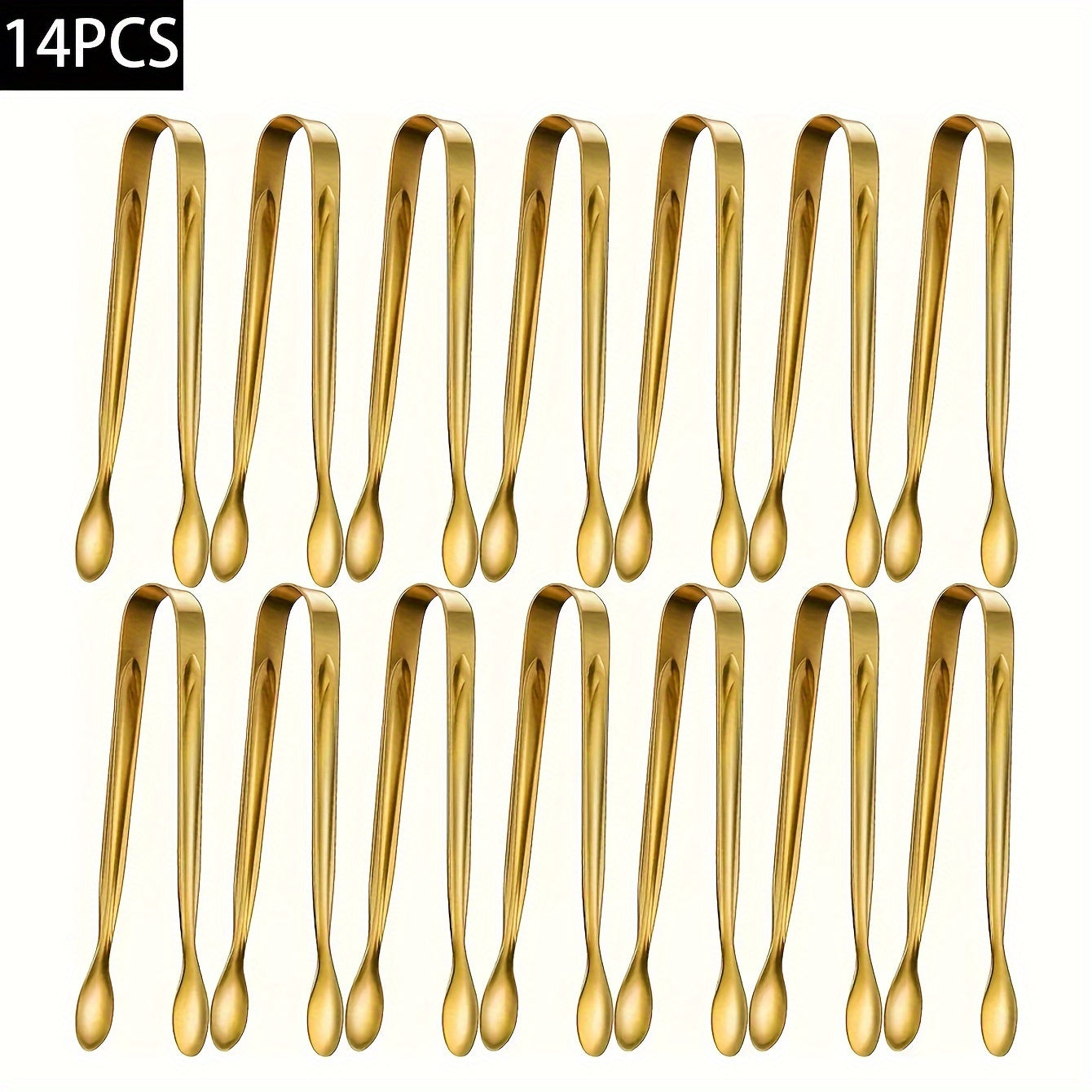 Stainless Steel Mini Tongs for Serving and Catering 10/12 Inch