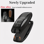 Universal Zinc Alloy Dual Key Case for Car Key Fob Scratch-Resistant Durable