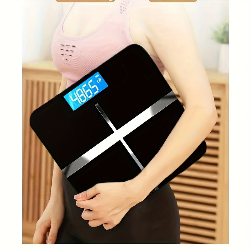 Напольные весы с LED-дисплеем, стеклянным корпусом для домашней тренировки и использования на улице