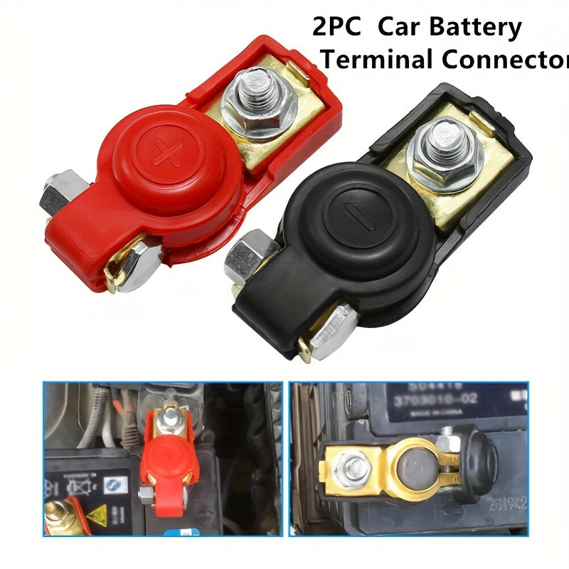 2 Pairs Heavy Duty Battery Terminal Connectors for Marine Truck RV Camper