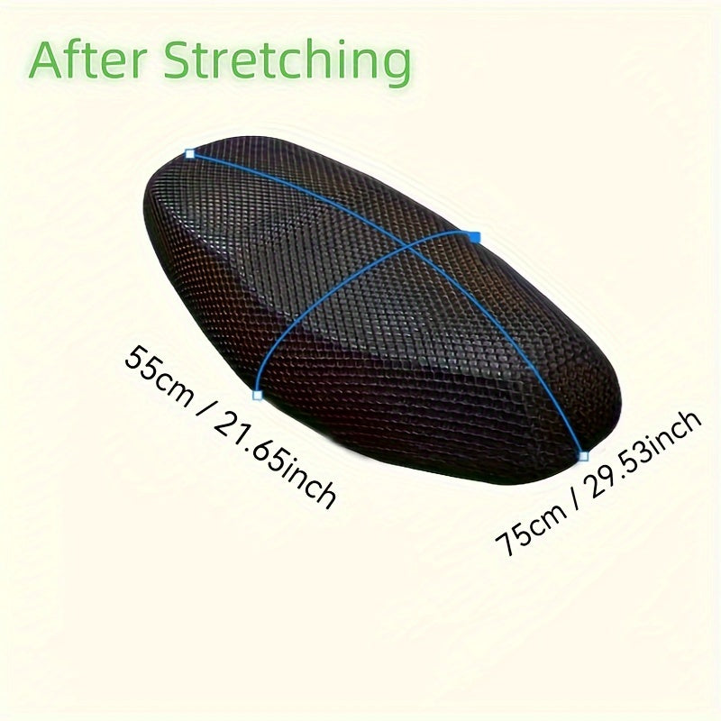 Motorcycle Seat Cushion Cover Waterproof Sun Protection Heat Insulation