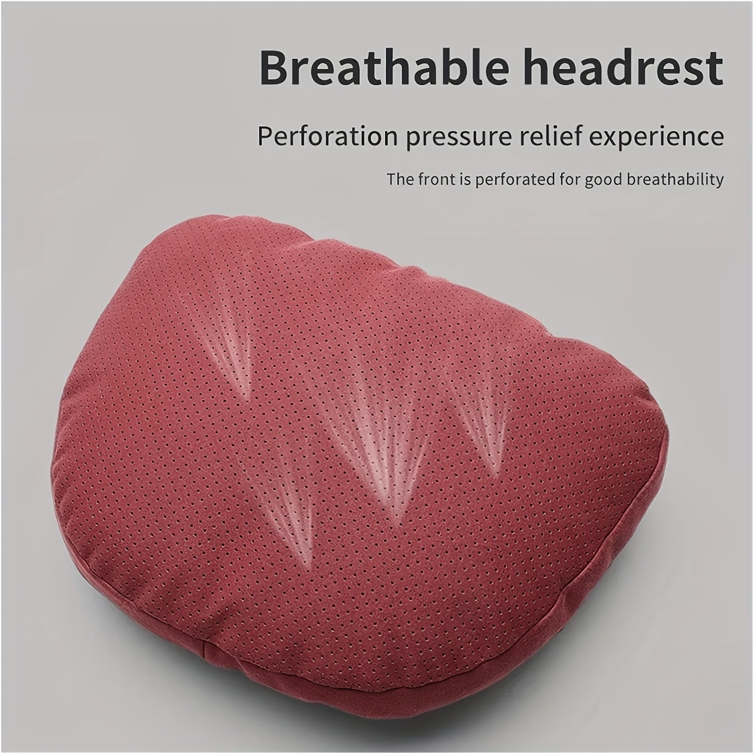 Unisex Car Cushion Memory Foam Ergonomic Support Adjustable Headrest