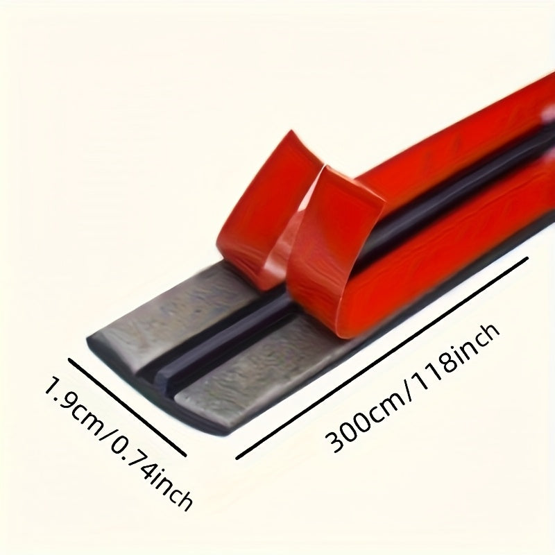 Universal Car Windshield Seal Strip TPE Rubber Waterproof Dustproof Noise Reduction