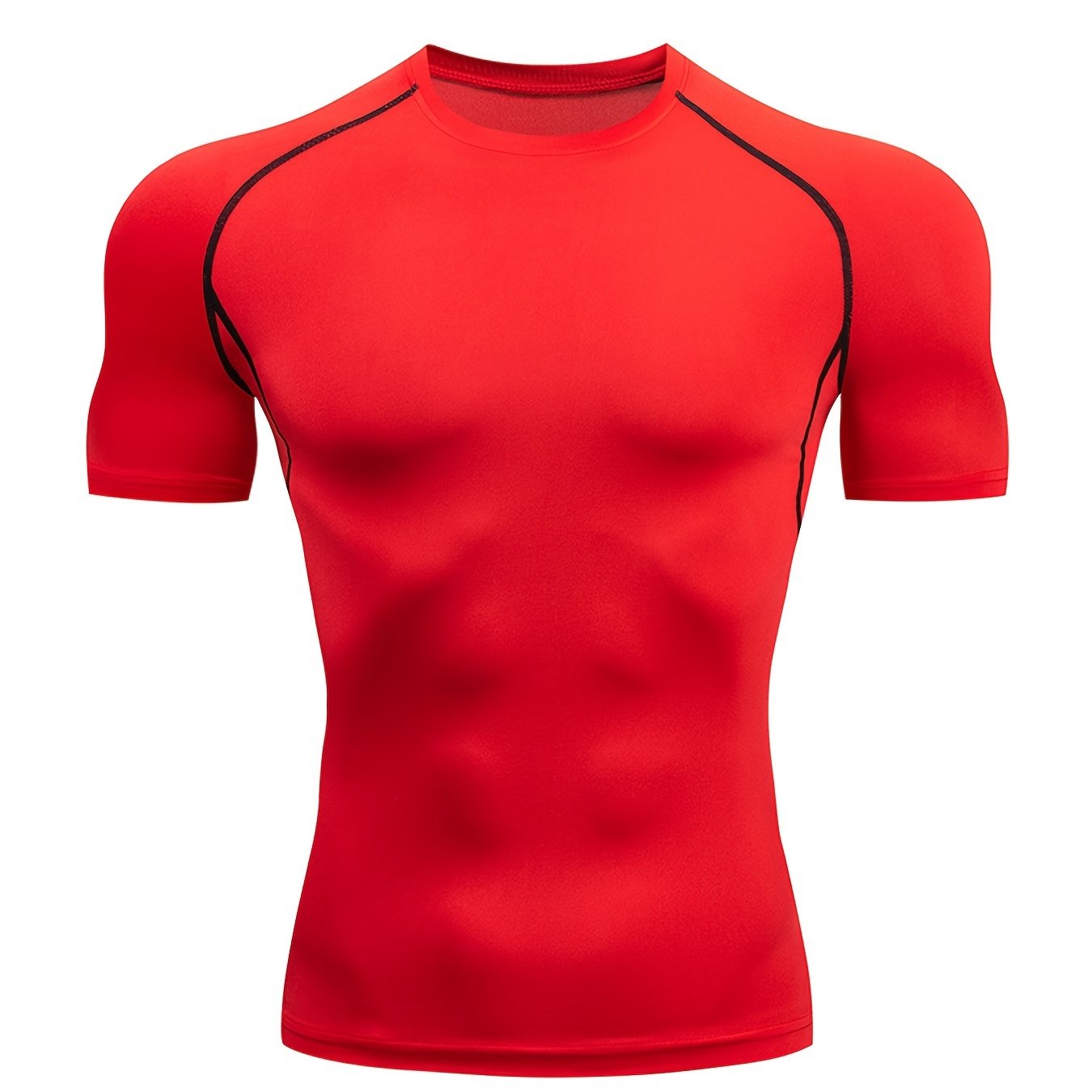 Men's Breathable Quick-Drying Stretch Sports Top for Outdoor Training