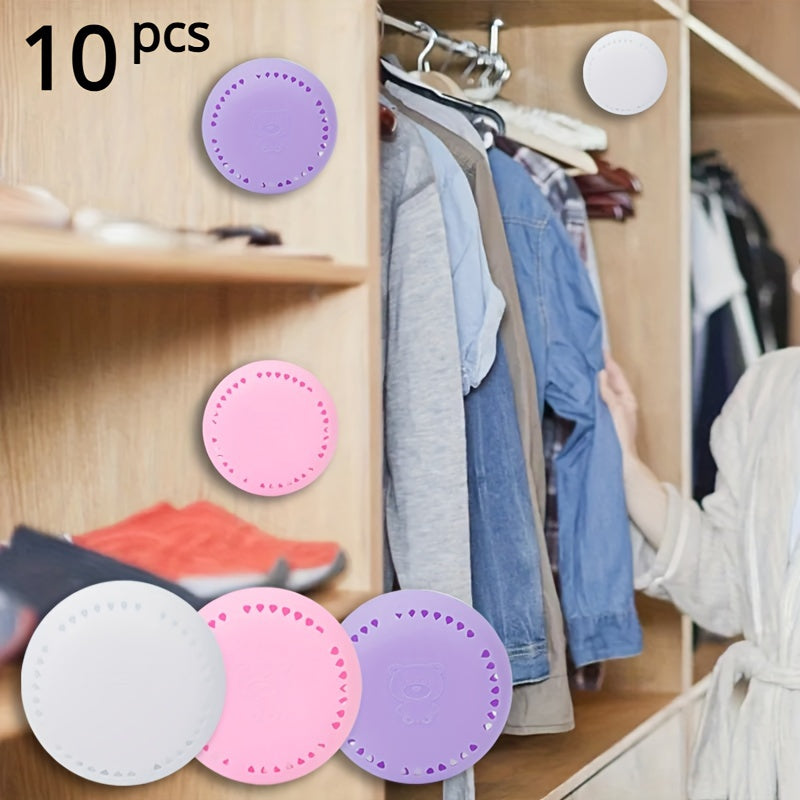 Long-Lasting Aromatherapy Air Freshener Refills 10-Pack with Case Solid Odor Eliminator Tablets Balm Scent