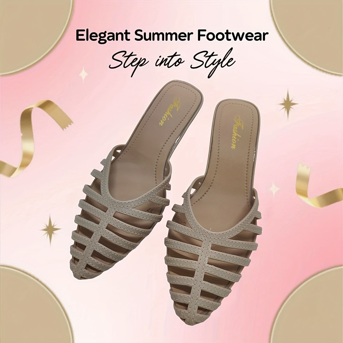 Women's Anti-Slip High Heels Platform Dress Shoes with Cushioned Insole