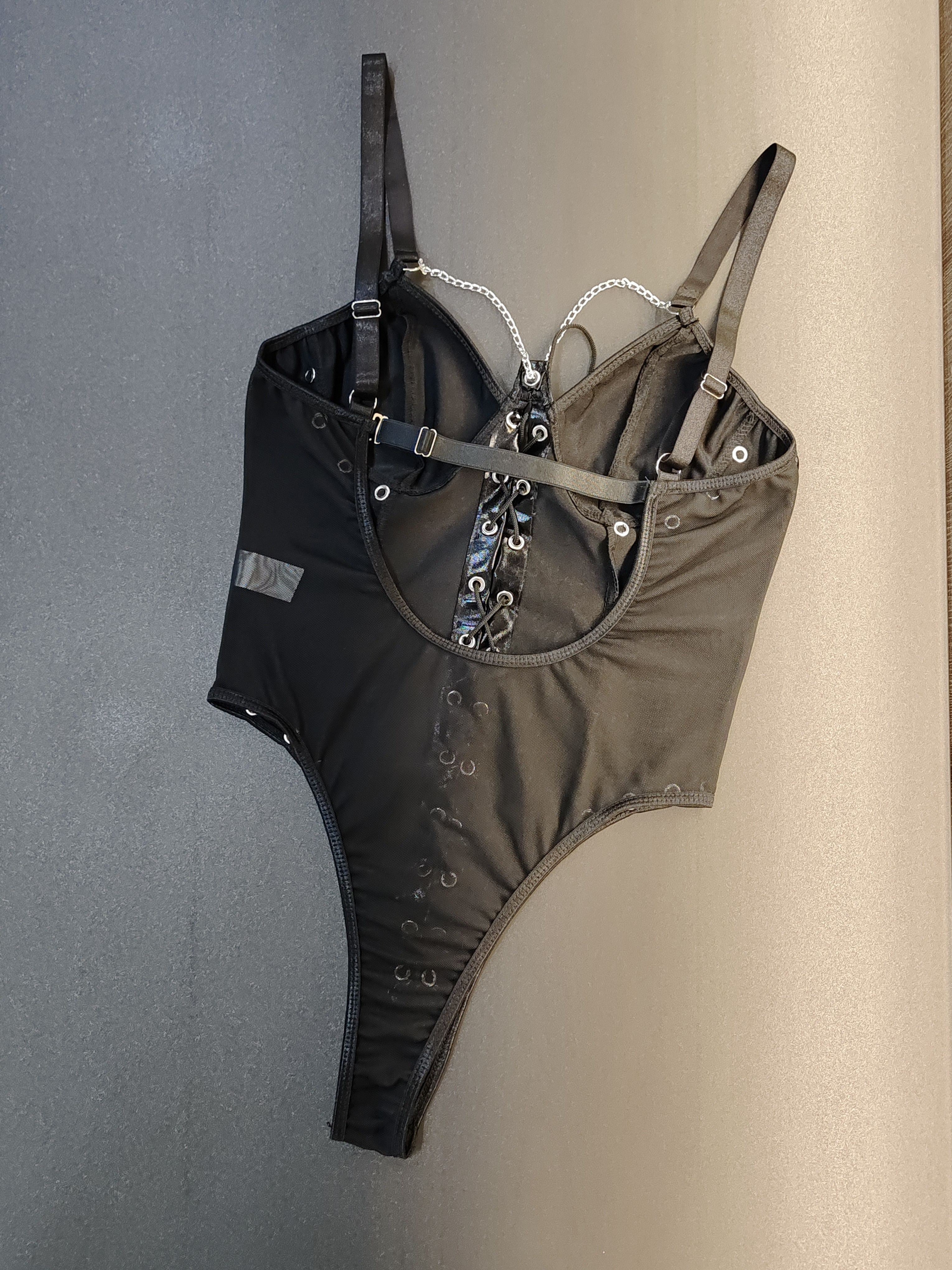 Sequin Mesh Queen Bodysuit for Women with Stretch Fabric