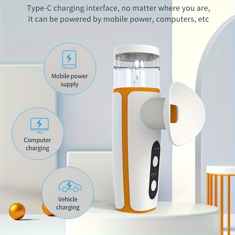 Hot Cold Eye Mist Humidifier USB Rechargeable Portable Nano Mist