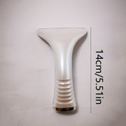 Zaryadlanadigan yuz va bo'yin massajeri, vibratsiya va isitish bilan - USB/akkumulyator bilan ishlaydi, litiy batareya kiritilgan - ayollar uchun ideal teri parvarishi sovg'asi