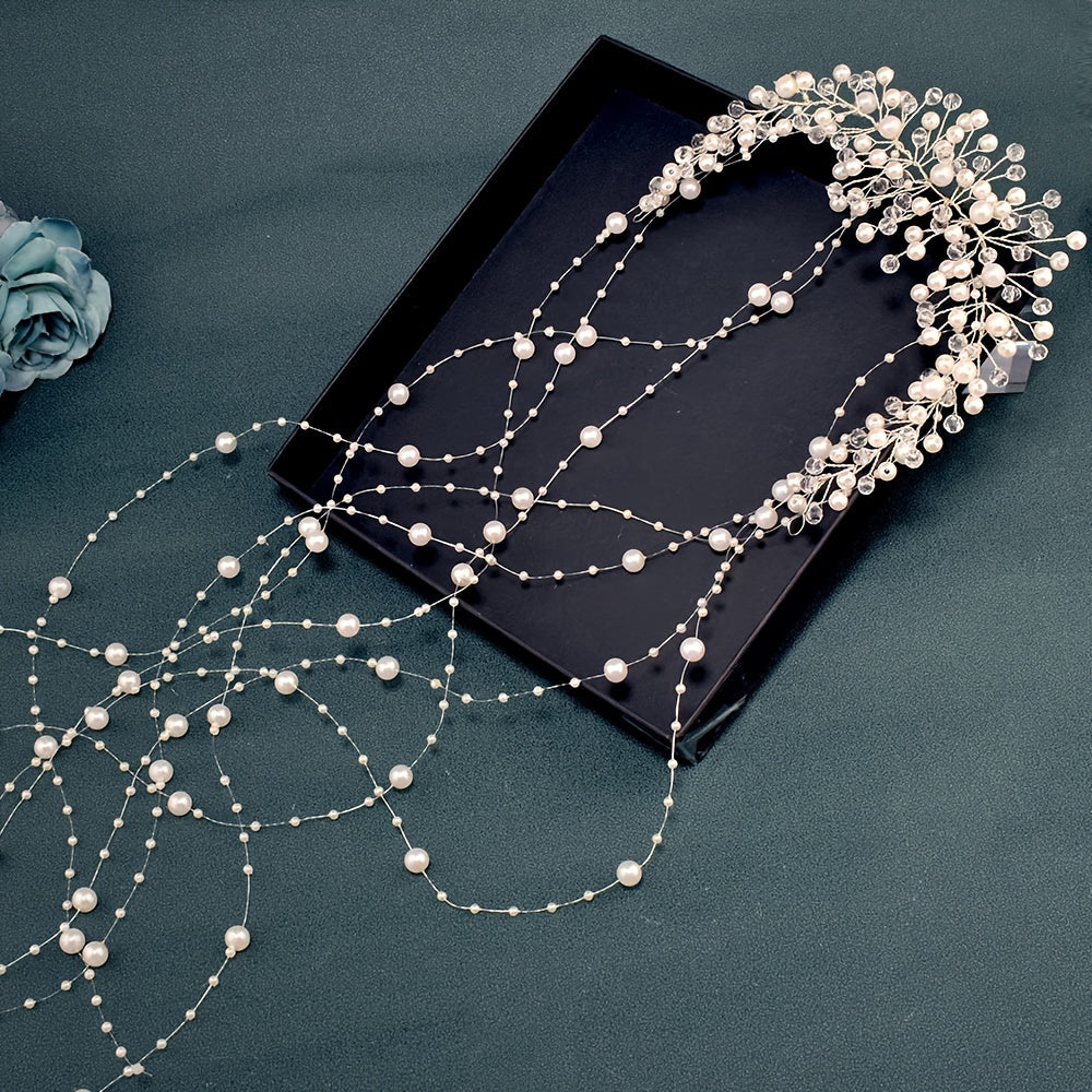 Bridal Headpiece Wedding Accessory Tassel Elegant Hairpiece for Brides