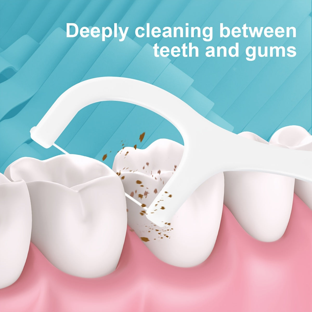 Dental Floss Sticks Interdental Cleaning 50/150/300 Pcs Portable Deep Cleaning