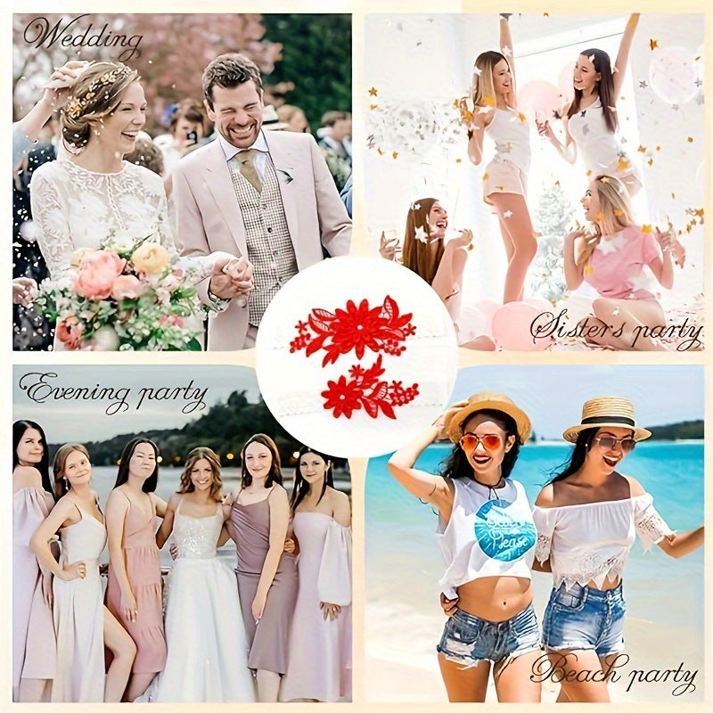 To'y libosi va tadbirlar uchun to'y chizig'i garteri to'plami, qulay va moslashuvchan