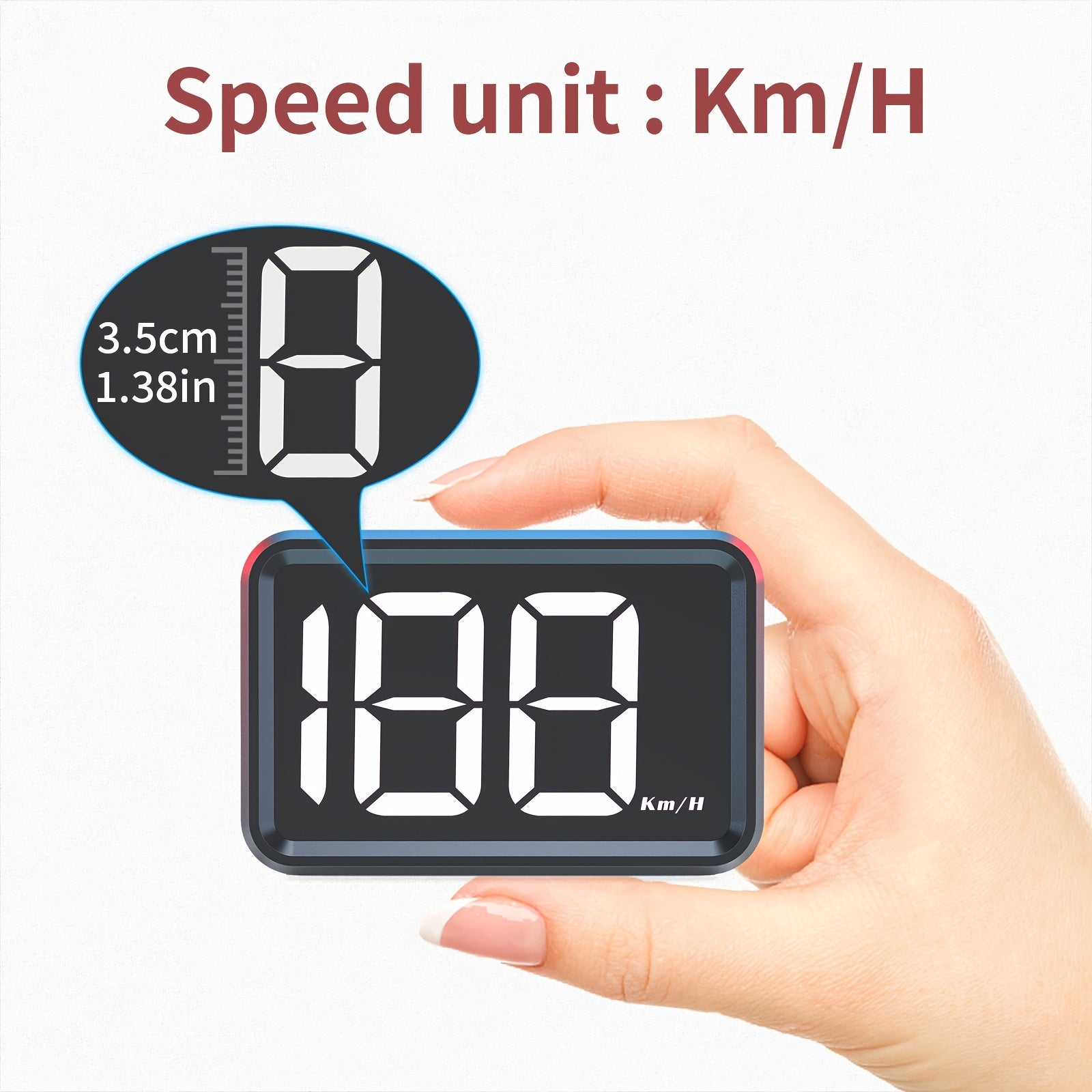 Car HUD Head-Up Display Dual Unit USB Powered Dashboard Enhancement