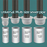 Tapón de drenaje para desagües domésticos y mangueras de lavadora