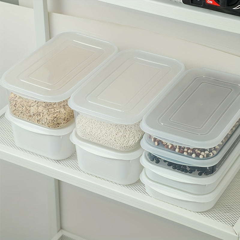Multi-Size Plastic Food Storage Containers with Soft Lids for Meat Fruits Vegetables