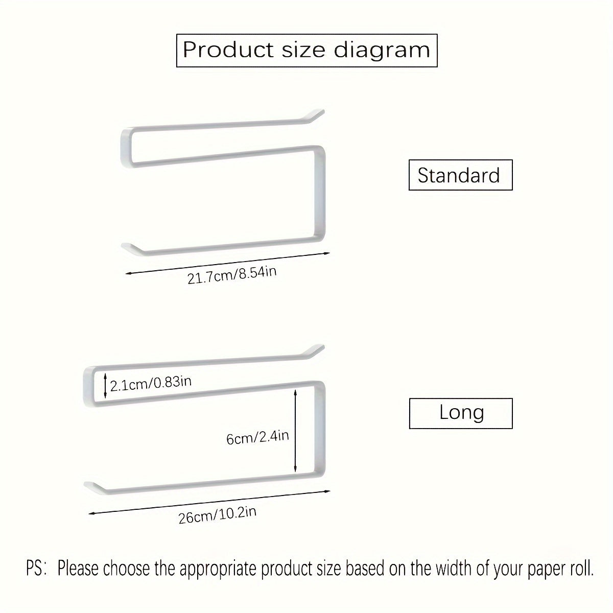 Oyna ostidagi metall qog'oz sochiq tutgichi oshxona tashkilotchisi, idish sochiqlari va varaqalar uchun