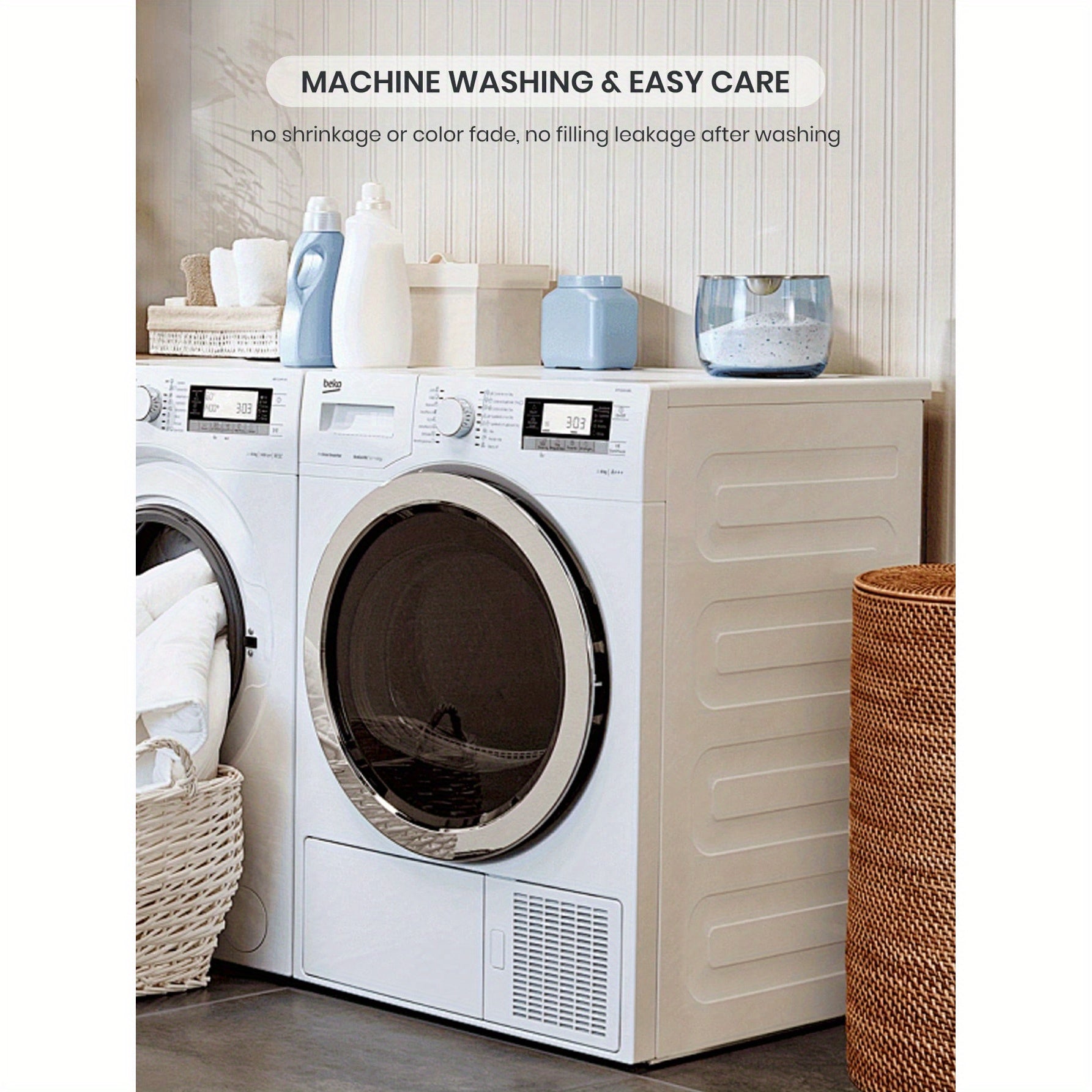 Waterproof Fitted Sheet Gray 30cm Deep Pockets Soft Polyester for Bedroom