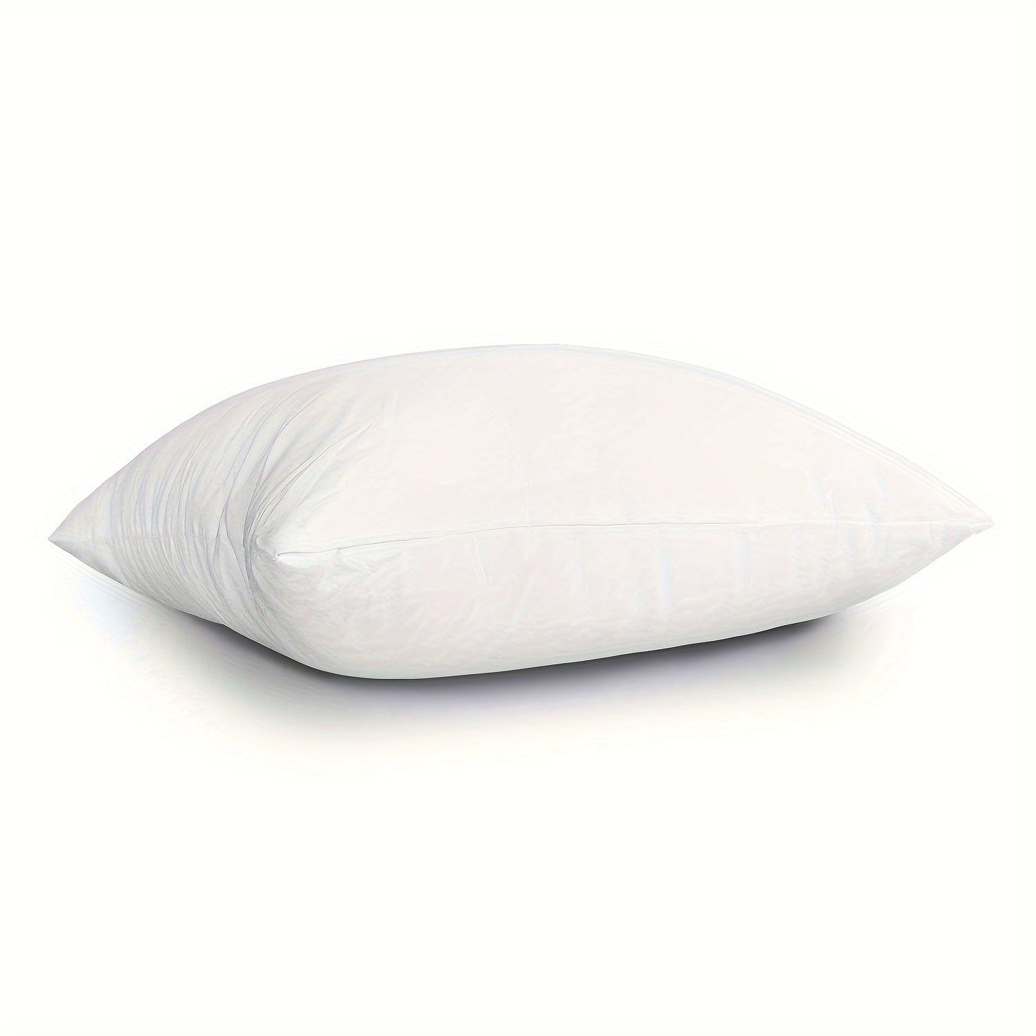 Standard Throw Pillow Insert with Washable Polyester Fiber Filling Zipper Closure for Couch Bed Sofa