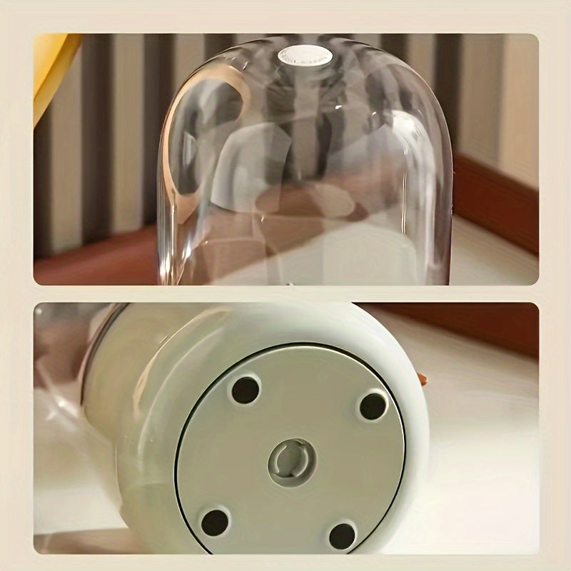 360-Degree Rotating Makeup Organizer Dustproof Compartments for Brushes Lipsticks Eyebrow Pencils