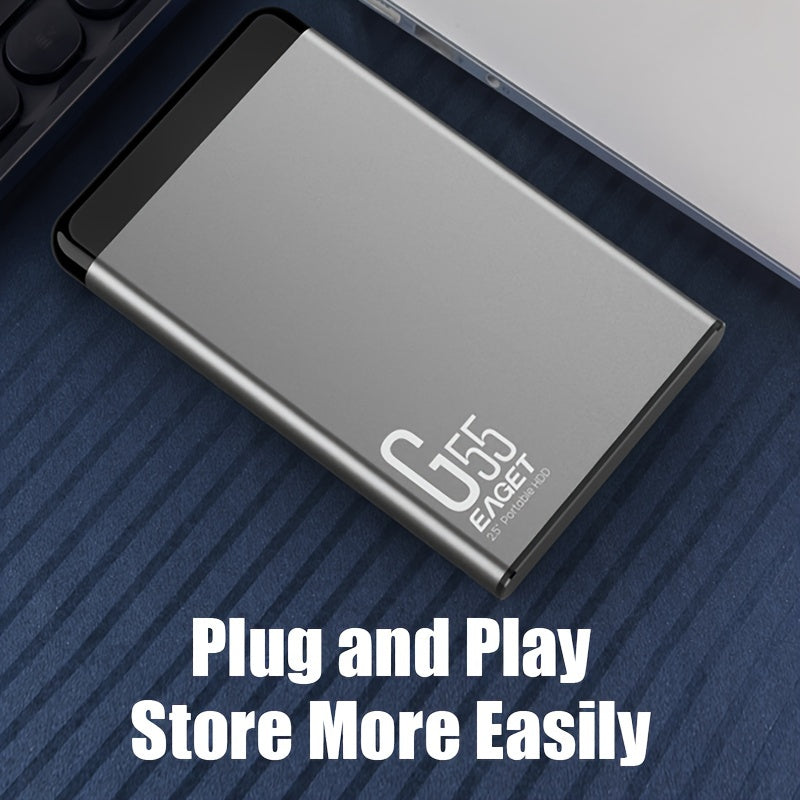 6.35cm Portable External Hard Drive 500GB 1TB USB 3.0 Metal Enclosure for PC MacBook PS4 Xbox Smart TV