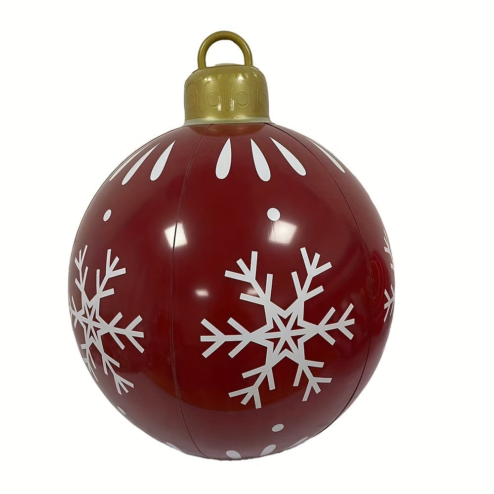 Inflatable Christmas Balls PVC Ball Decorations for Gardens and Entrance Halls