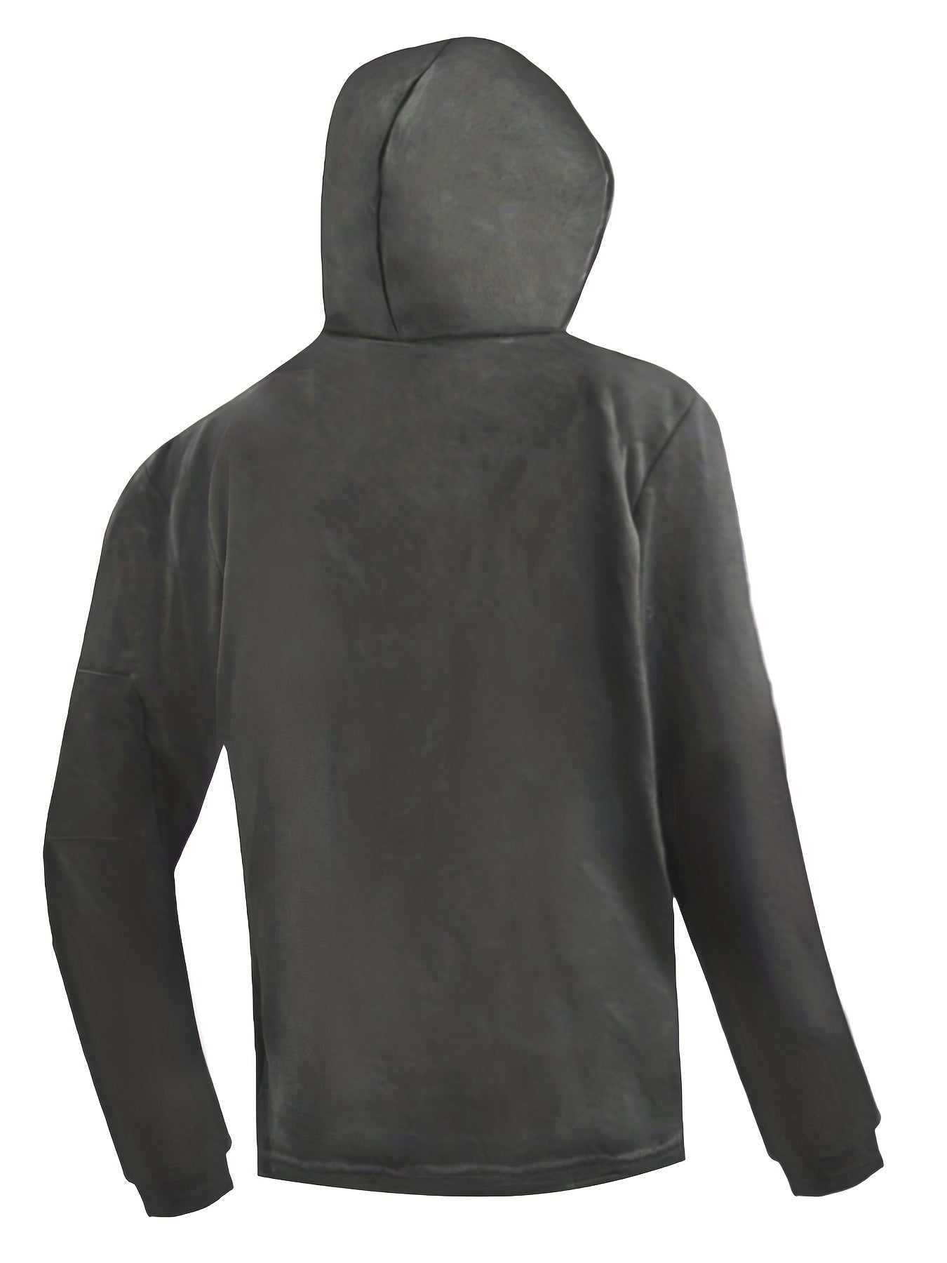 Men's Plus Size Vintage Style Hooded Drawstring Sweatshirt for Spring Autumn Polyester Medium Stretch