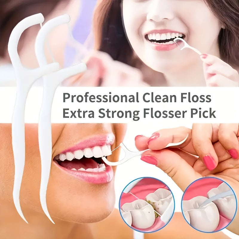 Dental Floss Sticks Ultra-Thin 200pcs Deep Cleaning Suitable for Braces