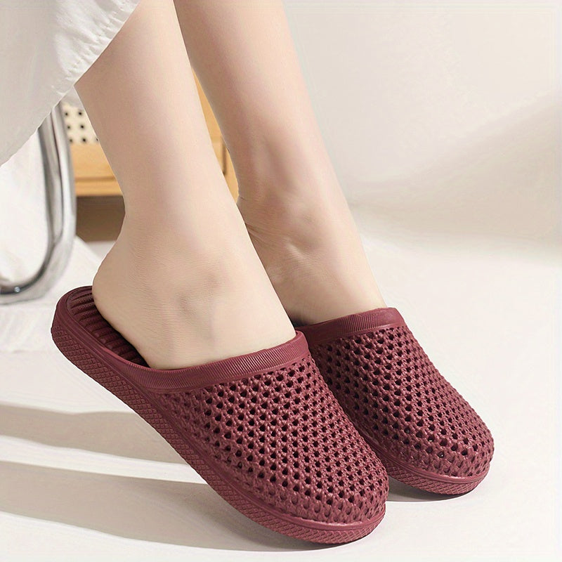 Women's EVA Slip-On Sandals Breathable Pink and Maroon Indoor Outdoor