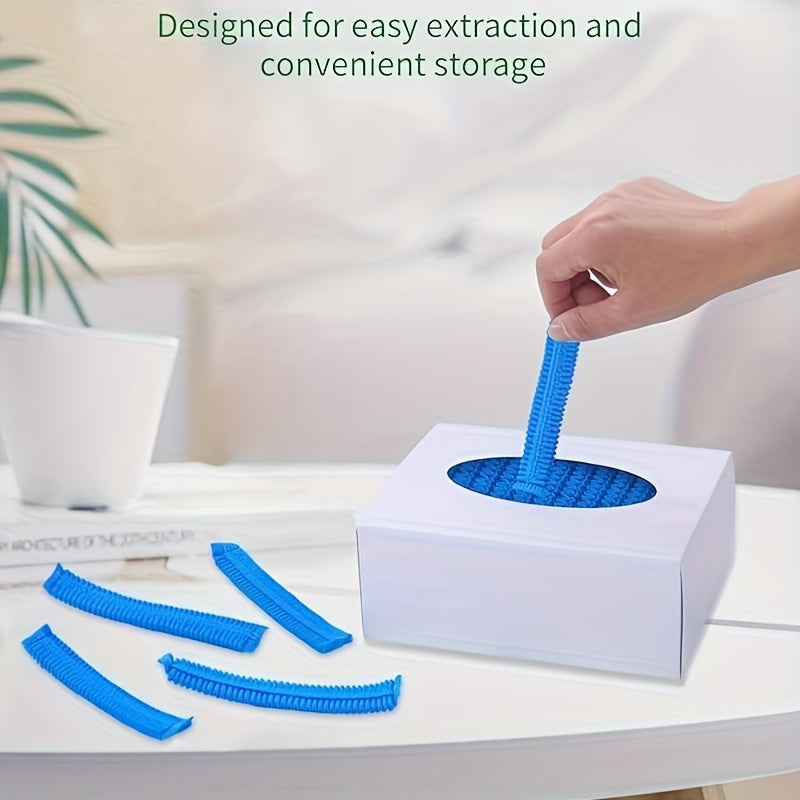 Disposable Shoe Covers Thick Non-Woven Fabric Indoor Outdoor Pack of 20-80