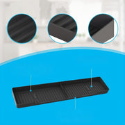 Ikkita magnit plastik pechka javoni, har biri 38.99 sm o'lchamda. Ziravorlar uchun oshxona saqlash javonlari sifatida ishlatilishi mumkin. O'rnatish oson va elektr energiyasini talab qilmaydi.