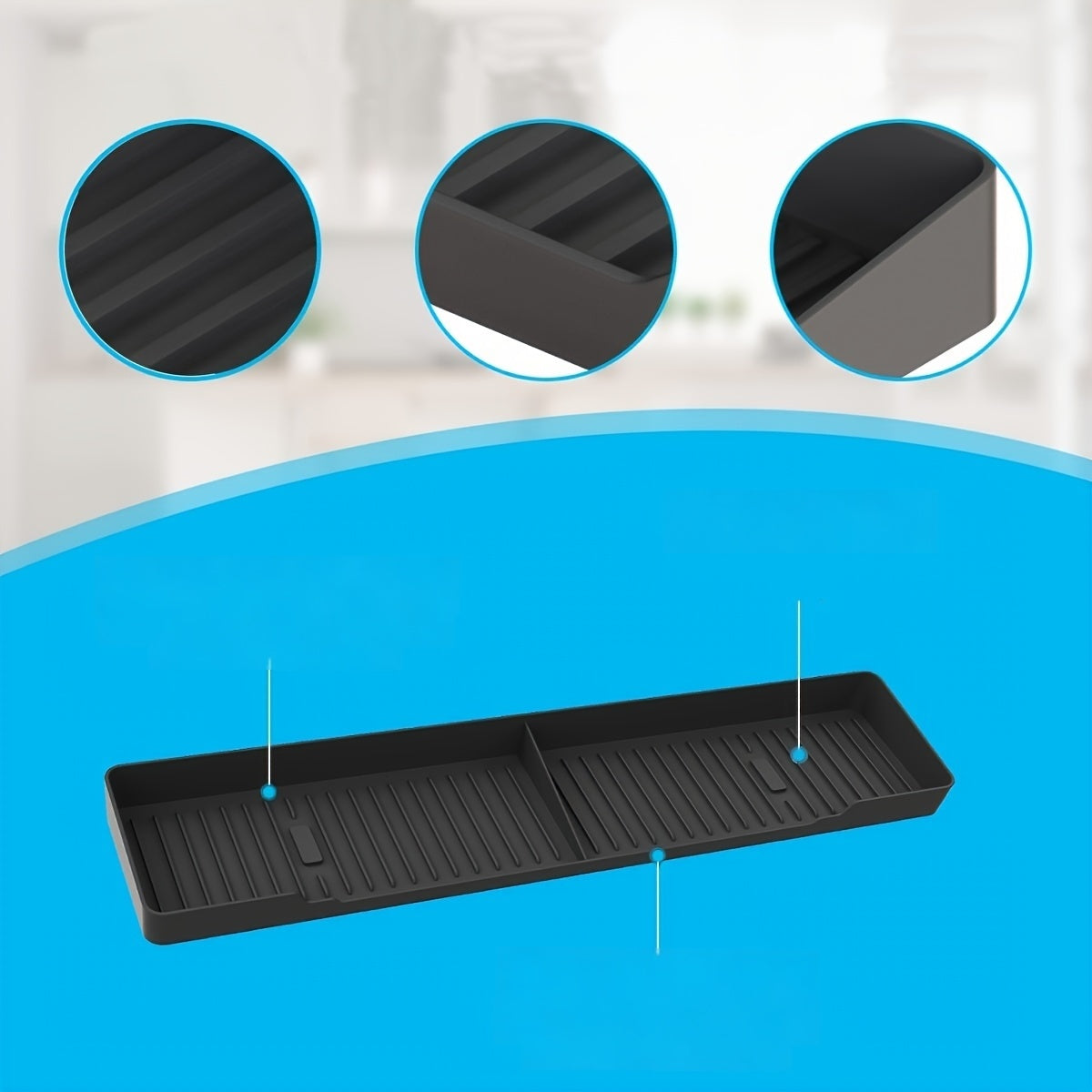 Ikkita magnit plastik pechka javoni, har biri 38.99 sm o'lchamda. Ziravorlar uchun oshxona saqlash javonlari sifatida ishlatilishi mumkin. O'rnatish oson va elektr energiyasini talab qilmaydi.