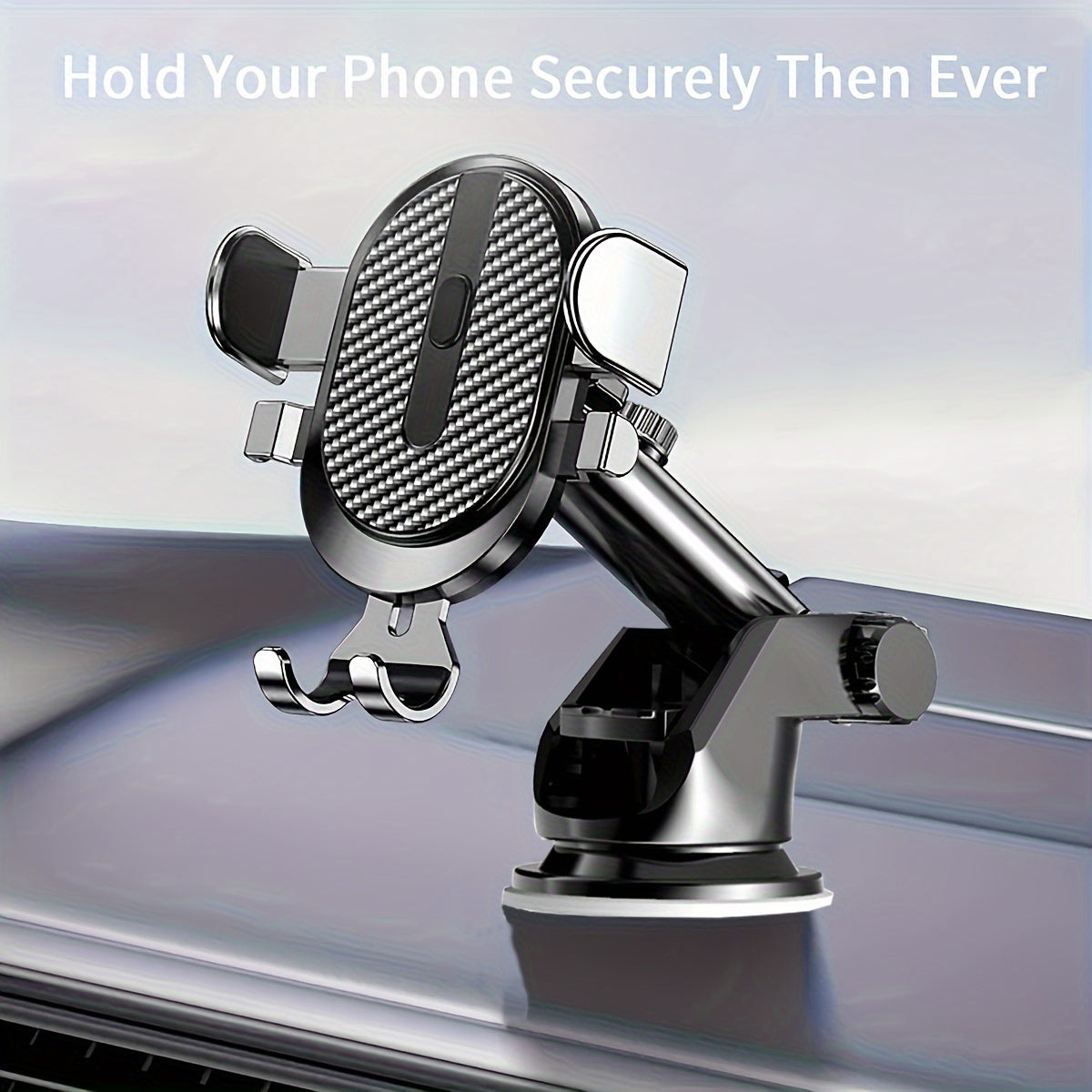 Soporte universal para teléfono de coche en el salpicadero con soporte ajustable