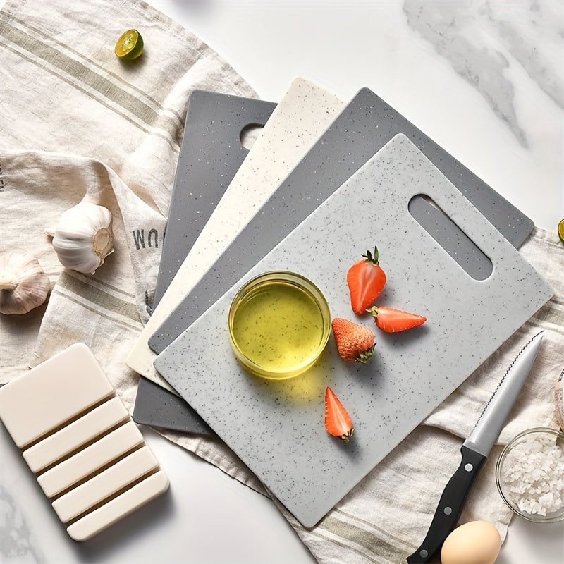 4-Piece Color-Coded Cutting Board Set with Holder BPA-Free Dishwasher Safe