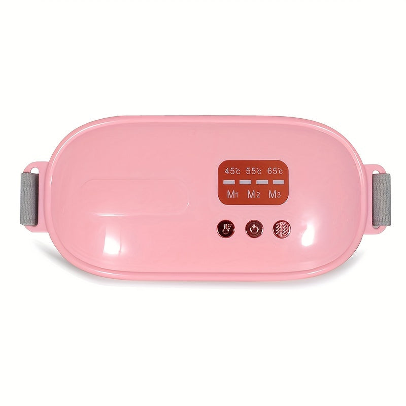 Rechargeable Waist Belt Massager with Adjustable Temperature and Vibration Modes