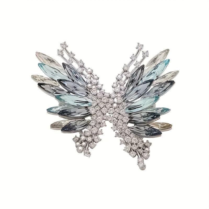 Women’s Crystal Rhinestone Butterfly Brooch Pin Jewelry Accessories