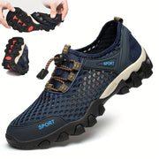 Men's Summer Sandals Breathable Mesh Hollow Design Water Sports Outdoor Casual