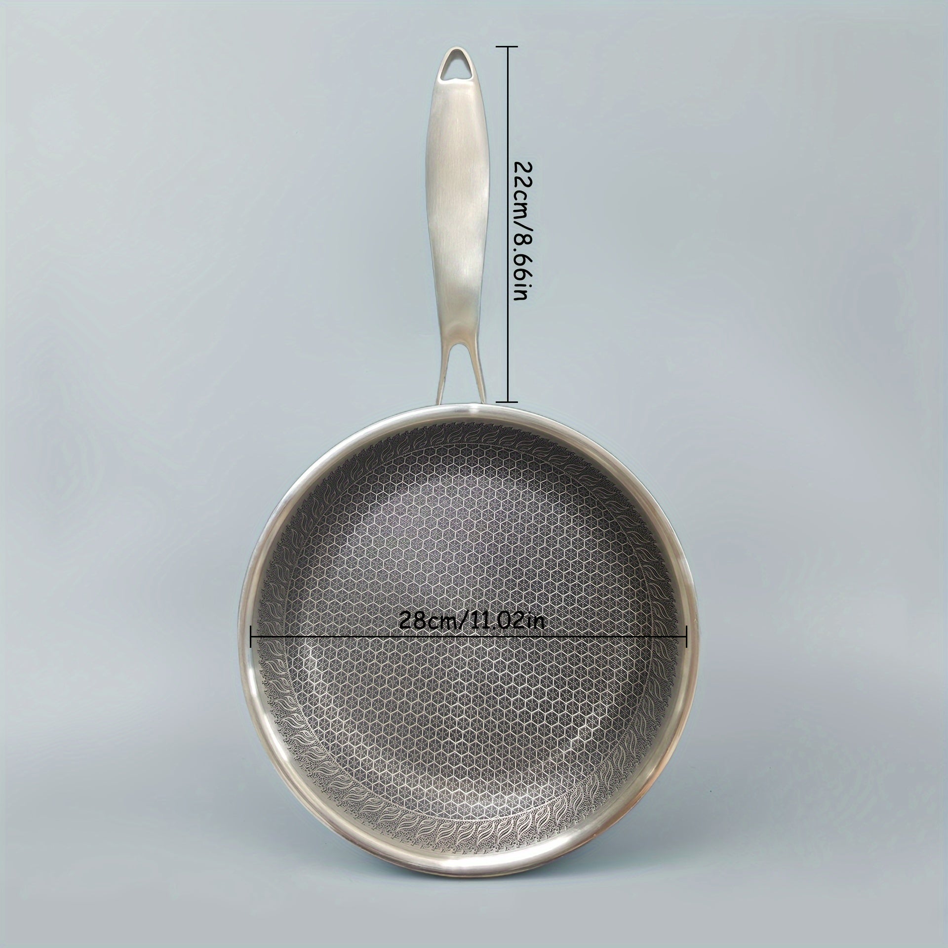 20cm-28cm Qattiq yopilmagan zanglamaydigan po'latdan yasalgan qovurilgan panjara, ko'p qatlamli konstruktsiya bilan