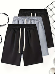 Комплект мужских шорт из плотного полиэстера большого размера для летних активных видов спорта на открытом воздухе