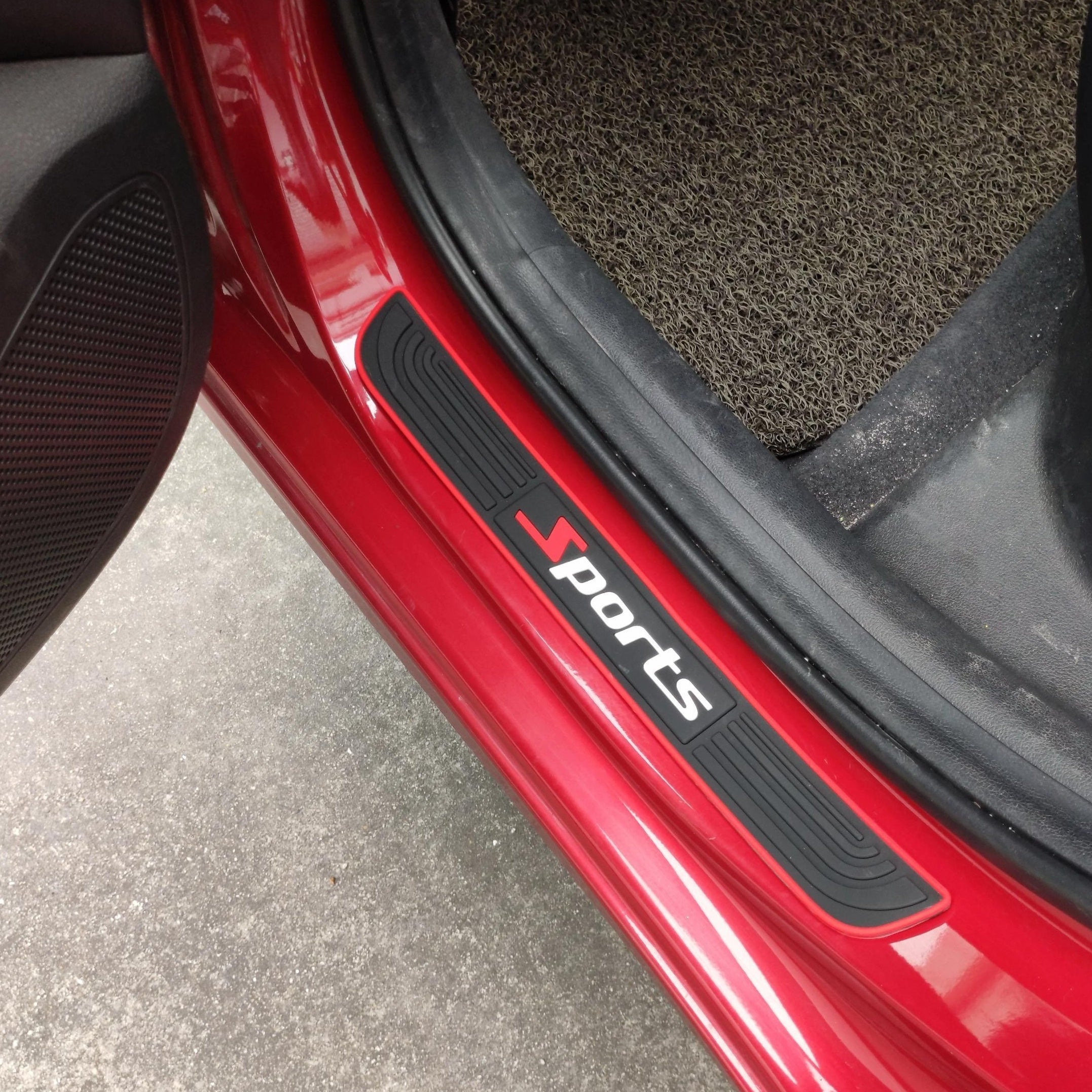 Универсальные резиновые накладки на пороги автомобиля, 4 шт., водонепроницаемые, противоскользящие