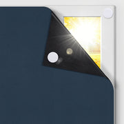 Blackout Curtains Self-Adhesive Black Window Shades for Bedroom Living Room Blackout Drapes