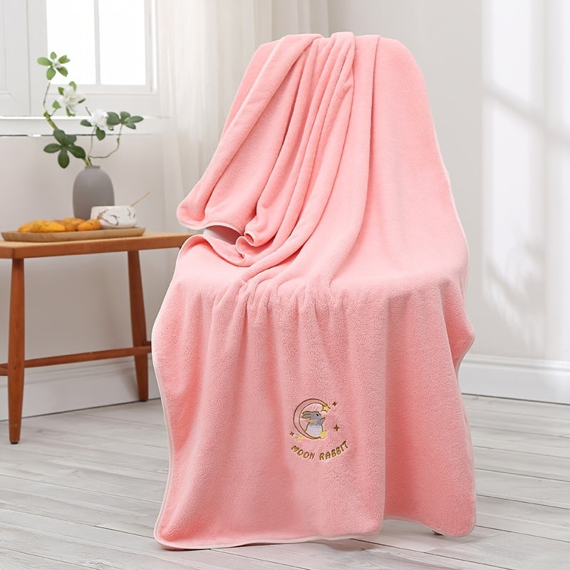 Yumshoq multfilm quyon sochiq to'plami - yuqori singdiruvchi, tez quriydigan aralashma hammom uchun zarur narsalar.