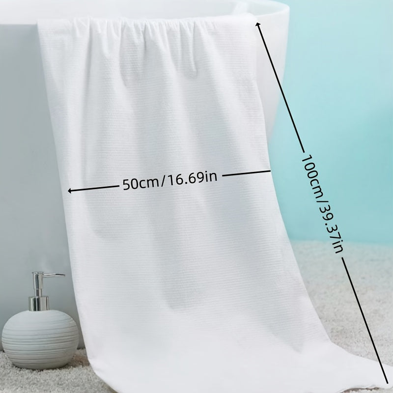 3-Piece Disposable Towel Set Large Soft Travel Gym Outdoor Individually Wrapped